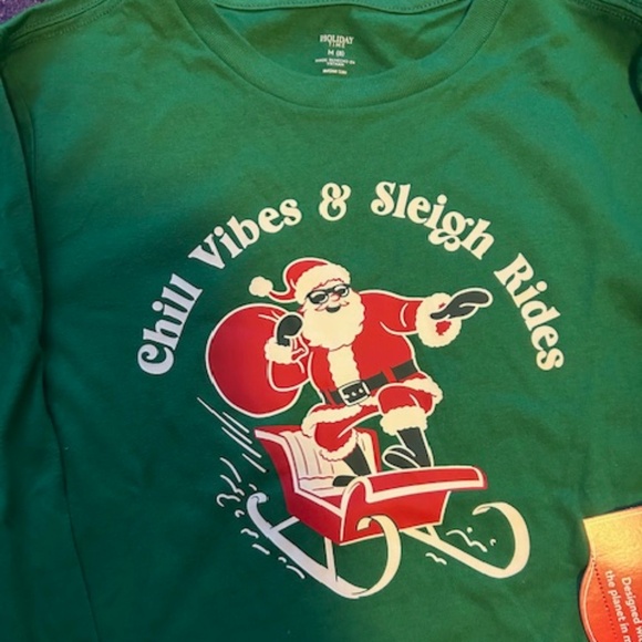 long sleeve Santa shirt - Size 8 - NWT - Picture 2 of 4